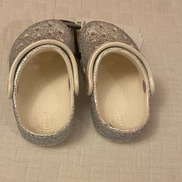 CROCS Kids Glitter Clogs - Shimmering Multicolor - Picture 4 of 7